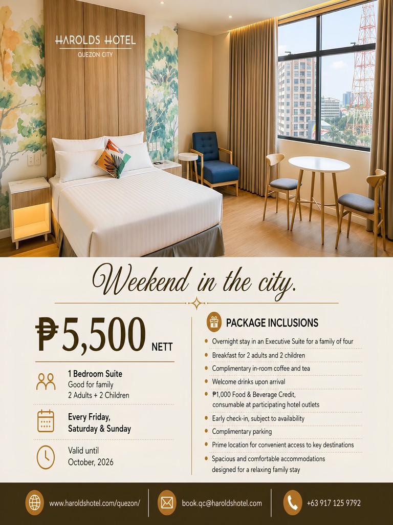 Weekend in the City Promo